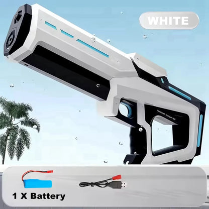 Electric Water Guns for Adults Powerful Squirt Automatic Suction Water Storage Gun Blasters Summer Pool Outdoor Game Toy Gift
