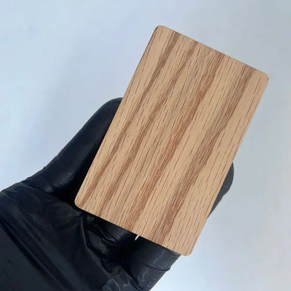 1pcs  12 colors wood 13.56mhz NFC Blank Bamboo black walnut cherry beech Wooden Membership Card NFC Contactless Business Card