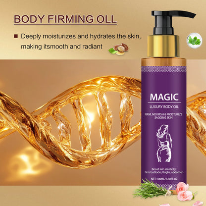 Body Oil Tightening Body Lightening Improve Dry Brightening Nourishing Lifting Firming Smooth Anti Cellulite Massage Skin Care