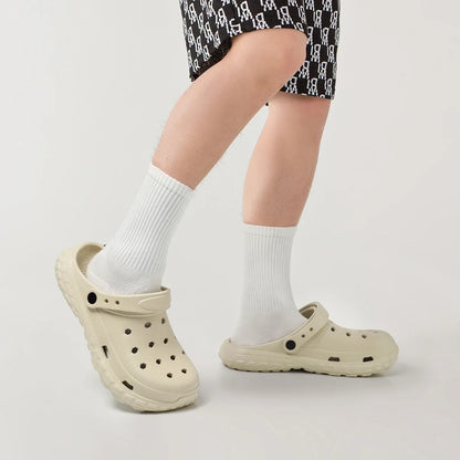 Women and Men's Hole Shoes Summer Non-Slip Outdoor Sandals Closed Toe