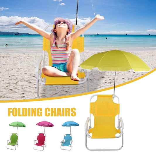 Beach Chairs and Umbrellas Outdoor Beach Folding Multifunctional Portable Deck Chairs for Children Pool Campsite sillas de playa