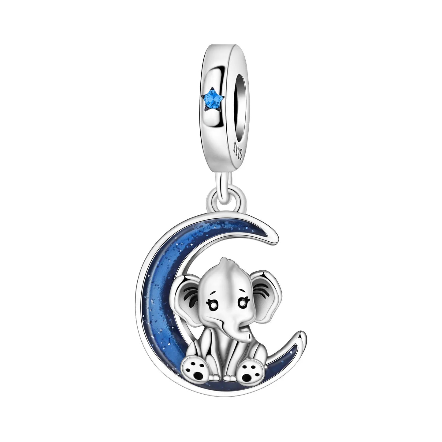 Hot Sale 925 Sterling Silver Dog Cat Cute Pet Animals Pendant Birthday Party Gift for Women Bangle Bracelet Necklace DIY Jewelry