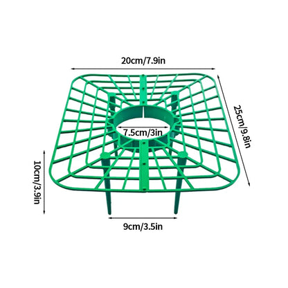 Green Strawberry Planting Stand Plastic Plant Support Cage Garden Anti-rot Strawberry Growing Racks Holder with 3/4Sturdy Legs