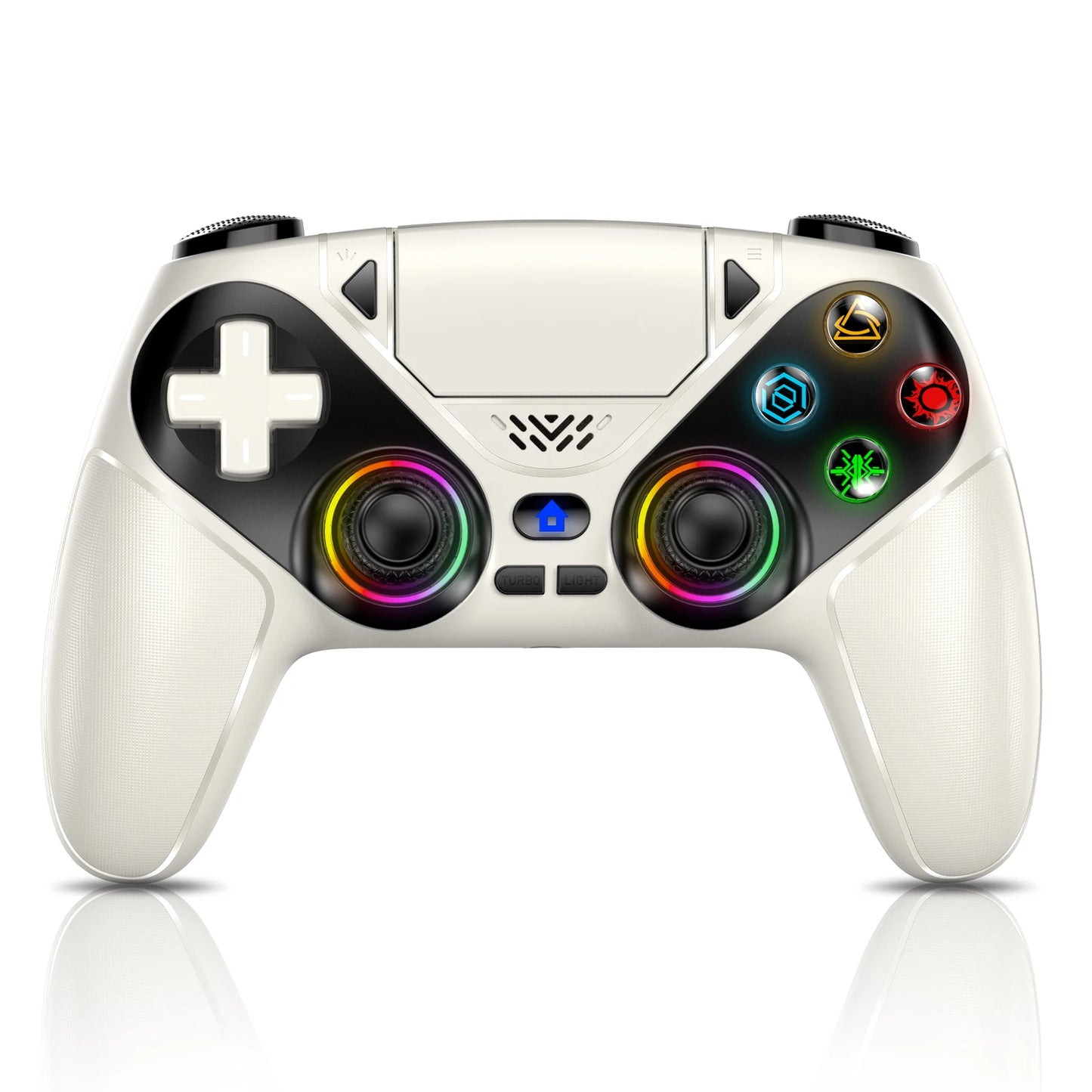 RGB Wireless Gamepad,For Playstation 5/PS5 Controller,With Turbo Dual Sense Vibrate Programming 3D Gaming Controller Console