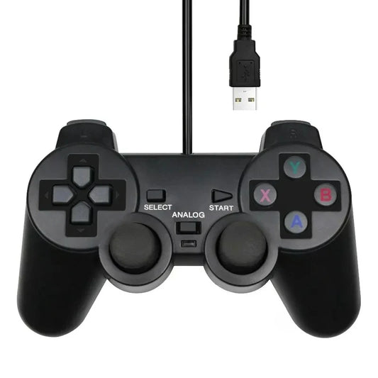 Wired USB PC Gaming Joystick Gamepad Game Controller for Windows Laptop Computer WinXP Win7 Win8 Win10 Gaming Accessories