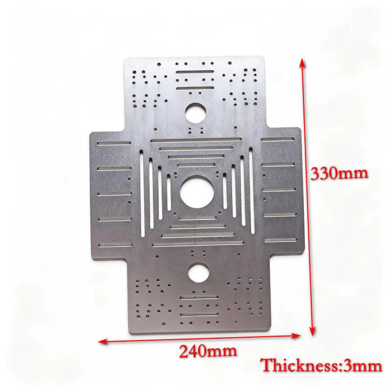 10-20Kg Load 330+240mm Big Plate 4WD Mecanum Wheel Robot Car with 12V Motor for Arduino ROS Robot Arm Chassis DIY Kit Toy Parts