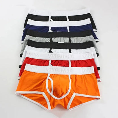 Mens Boxers Cotton Underwear Hot Male Underwear Breathable Underpants Men Sports Panties Shorts Comfortable Boxer