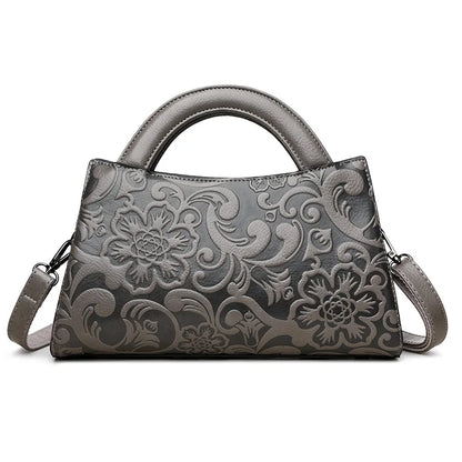 Pu Chinese style women's middle-aged mother bag ethnic style bag autumn fashion women's bag temperament portable messenger