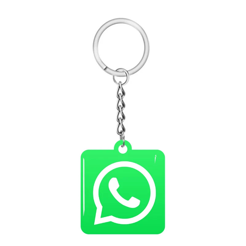 NFC Smart Epoxy Keychain for Google Instagram WhatsApp Facebook Snapchat Review Tap Keychain for Instant Customer Feedback