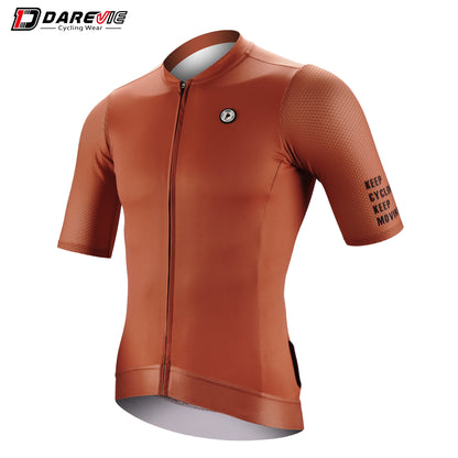 DAREVIE Cycling Jersey SPF 50 Anti-UV Training Level Slim Fit Small Size Men Women Man Cycling Maillot Bike Jersey Cycling Shirt