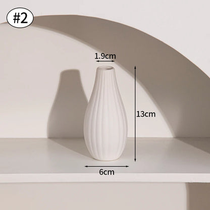 Ceramic Fired Vases,Hydroponic Dried Flower Utensils,Ornaments,Home Living Room Tables,Decorative Vases,Shaped Ceramic Vases