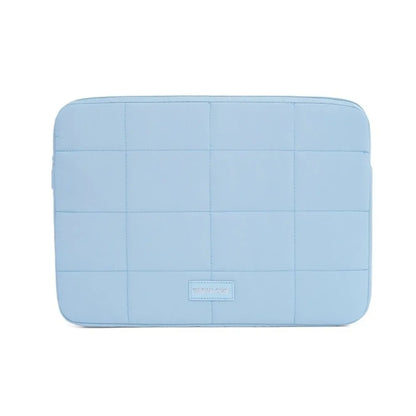 14/15.6inch Quilted Tablet Bag Shockproof Solid Color Travel Tablet Sleeve Wear-resistant Ultralight Tablet Protection Cases
