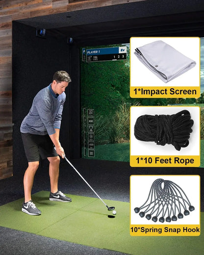 Golf Simulator Impact Screen（118 * 118）
