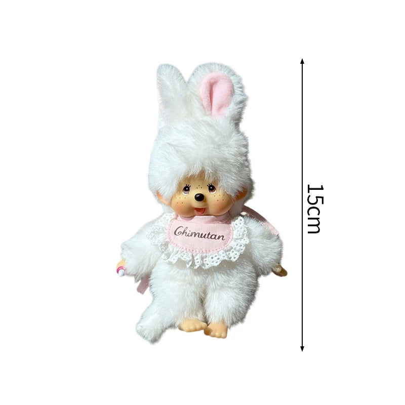 Monchhichi Plush Keychain Kawaii Monchichi Pendant Backpack Charms Cartoon Monchich Keyring Party Favor Gifts 키티 몬치치 モンチッチ