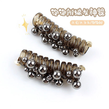 rope adult telephone cable ring Rabbit Cute Hair Ring Large Frosted Adult Hair Tie  head ring Children's telephone hephone Cable