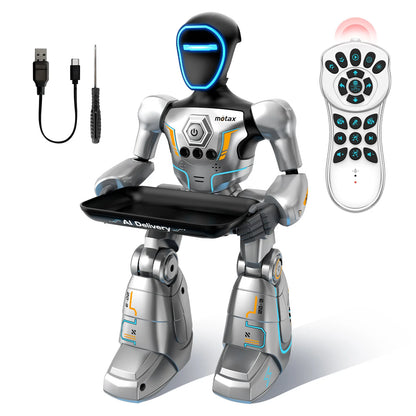 Ai Intelligent Remote Control Robot Programmable Early Education Voice Control Interactive Companion Delivery Robot Toy Gifit