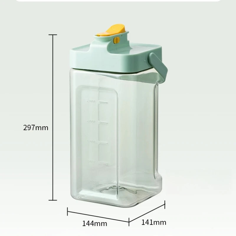 Cold Kettle Summer Flower Teapot with Faucet Refrigerator Cold Kettle Large Capacity Ice Kettle Beverage Bucket Outdoor