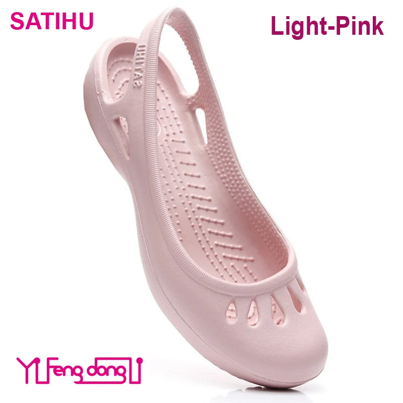 Ultra-light Women's Clogs: Breathable Soft Elastic Waterproof Non-slip Easy To Clean Versatile And Stylish For Commuting Work