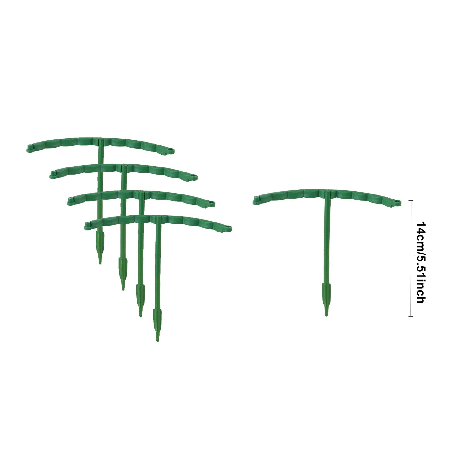 4/8PCS Plastic Plant Support Stakes, Garden Plant Stem Support Rods, Flower Vine Holder for Greenhouse, Potted Plants, Gardening