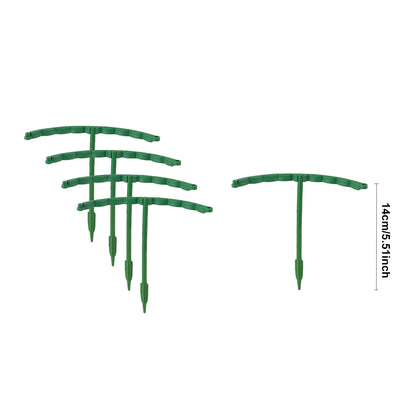 4/8PCS Plastic Plant Support Stakes, Garden Plant Stem Support Rods, Flower Vine Holder for Greenhouse, Potted Plants, Gardening