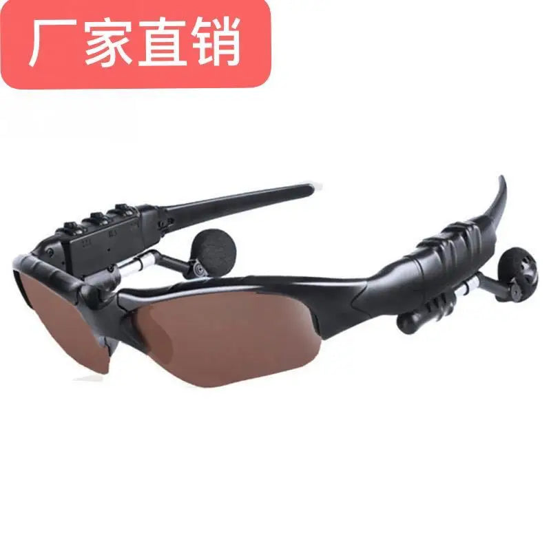 Smart Bluetooth Audio Glasses Wireless Stereo Headphones for Men Women Sports Driving Open Ear Sunglasses with Mic Music