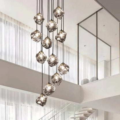 Modern home decor led lights pendant light lamps forstaircase Chandeliers for living room hanging light indoor lighting