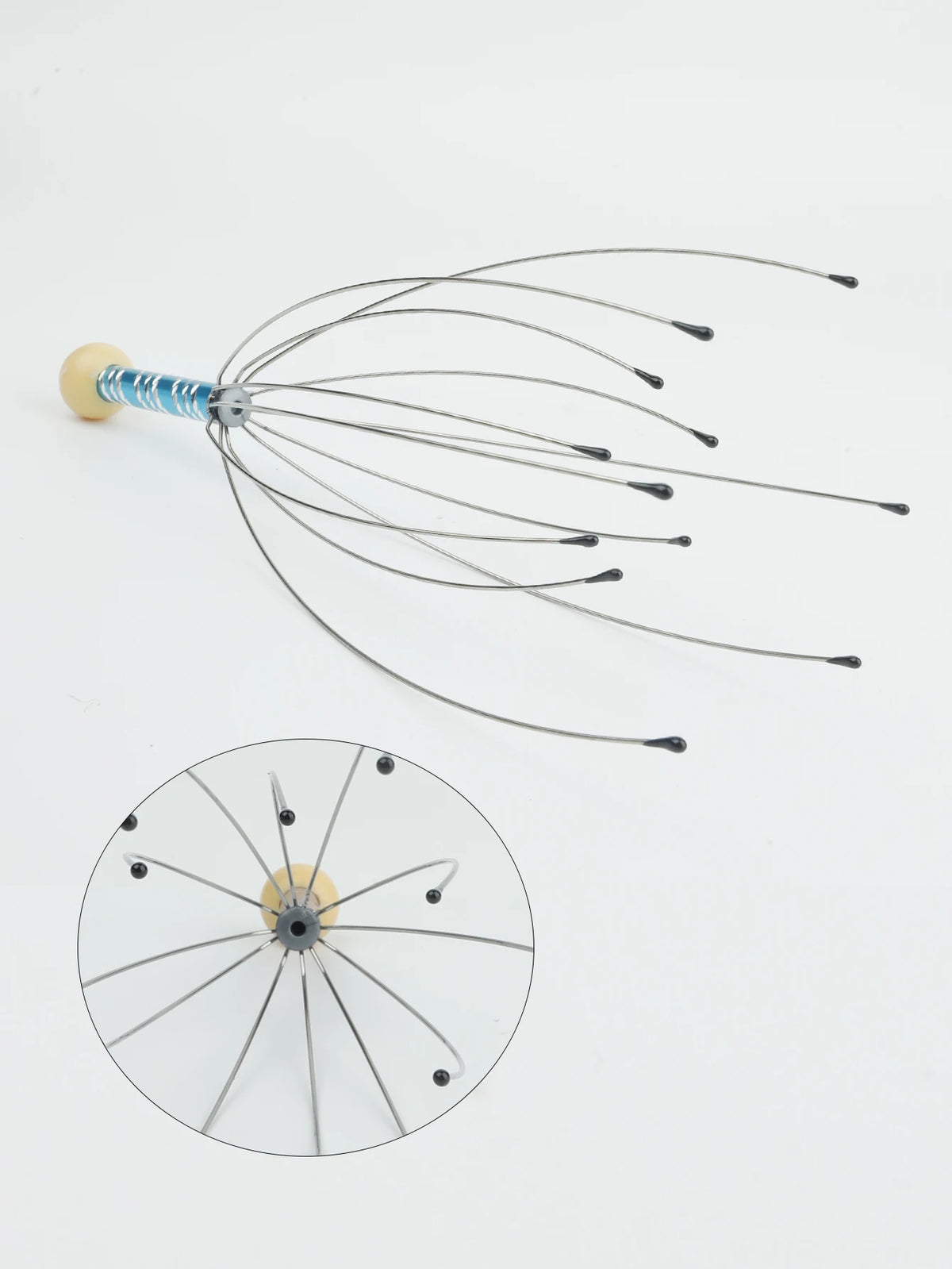 1/2sopus Head Massager Scalp Massage Claw Soul Extractor Relieves Tension Muscle Relaxation Relief Tiredness Massager Care Tools