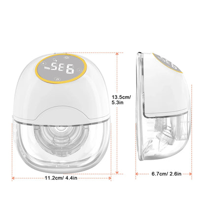 Portable 1PCS Electric Wearable Breast Pump Smart Silent Breast Milk Collection Hands-free Automatic Breast Pump Home Travel