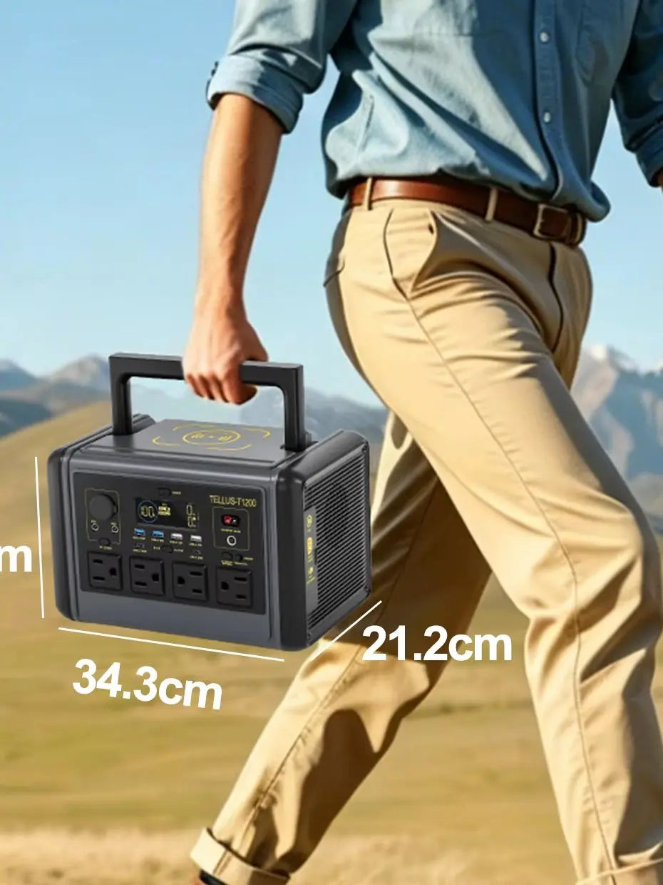 GSIKE 2000W PRO Portable Power Station LiFePO4 Battery Pure Sine Wave 110V AC Outlet Peak 4000W Solar Generator MPPT Fast Charge UPS Emergency Home Backup Camping RV Van Life Power Supply