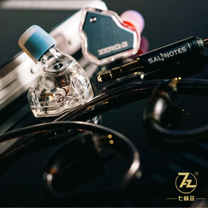 7Hz X Crinacle Zero 2 Headphone 10mm Dynamic Driver Zero2 Wired HIFI IEM Gaming Earbuds with OFC Audio IEM Cable