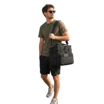 18L Insulated Picnic Cooler Bag Tactical Expandable Leakproof Thermal