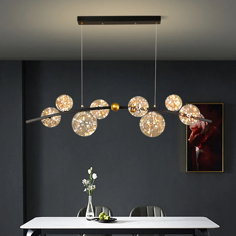 Nordic home decor dining room Pendant lamp lights indoor lighting Ceiling lamp hanging light Chandelier lamps for living room