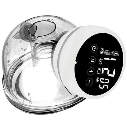 USB Rechargeable Electric Breast Pumps Portable Hands Free Wearable Breast Pump Silent Comfort Breast Milk Extractor Collector