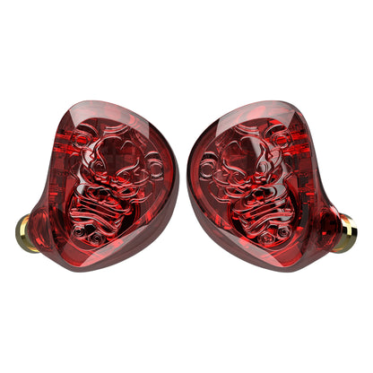 TANGZU WanerSG II Red Lion Single Dynamic Driver In-Ear Monitors with Ergonnmic & Safe Earmold Design