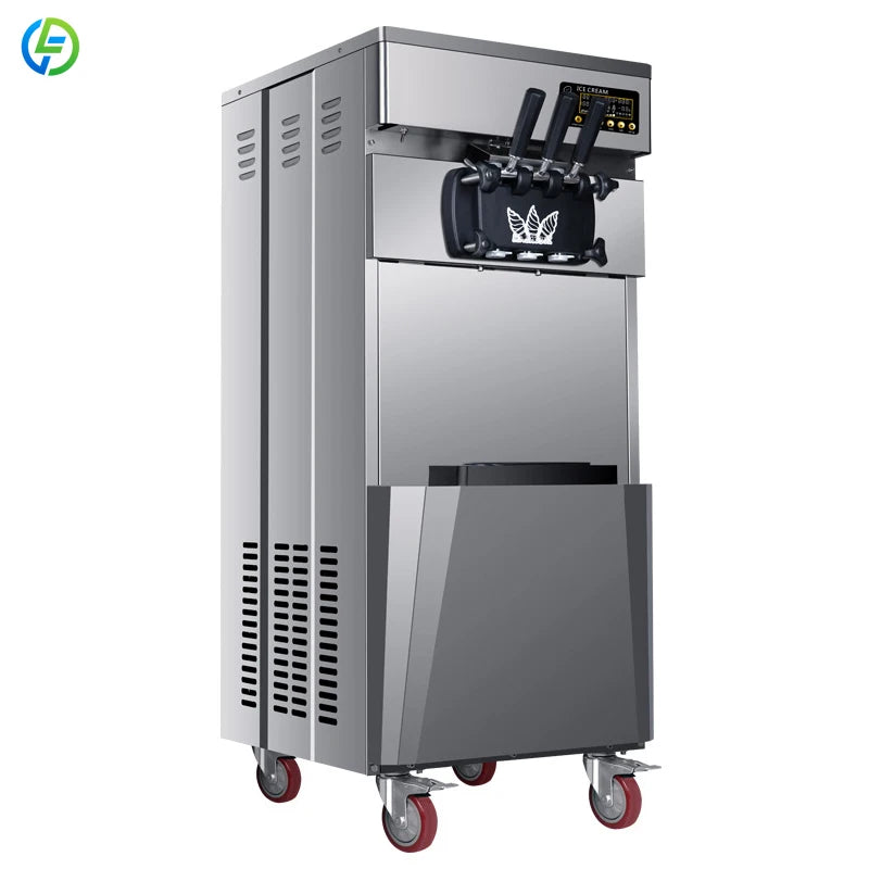 Customized Ice Cream Making Machine 20L/H Automatic Icecream Makers Commercial Yogurt Soft Serve Ice Cream Machine for Business