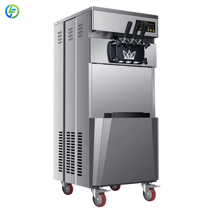 Customized Ice Cream Making Machine 20L/H Automatic Icecream Makers Commercial Yogurt Soft Serve Ice Cream Machine for Business