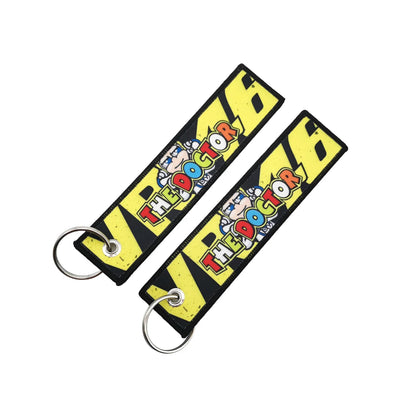Car Motorcycle JDM Cultural Keychain Buckle Lanyard Employee's Card ID Mobile Phone Keyring Hanging Neck Lanyard Quick Release