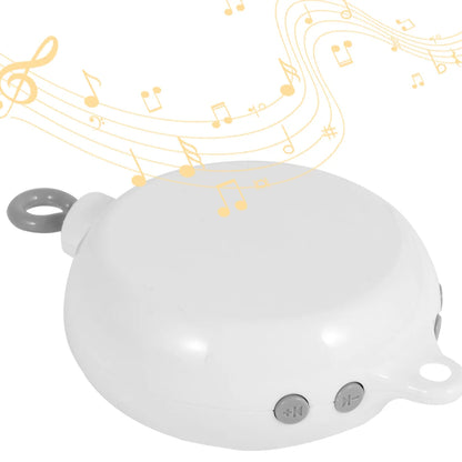 Baby Mobile Music Box Crib Mobile Musical Box with 3 Modes Baby Bedding Rotating Musical Box Battery Operated Cot Mobile Motor