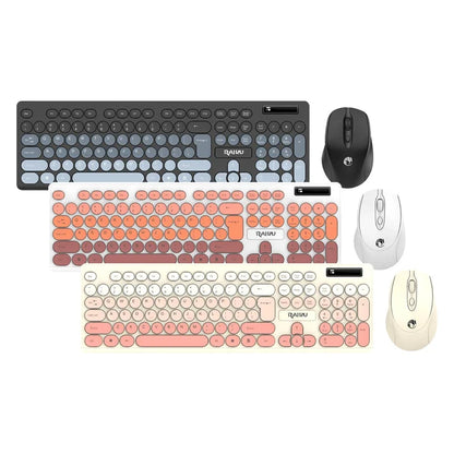 R901 Wireless Keyboard and Mouse Set 2.4GHz Wireless Keyboard with Silent Mouse Set Laptop Keyboard and Mouse Set