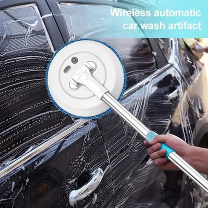 Wireless Electric Mop Cleaning Machine Dry and Wet Spin Floor Cleaning Tool Automatic 2 in 1 Window Dust Scrubber