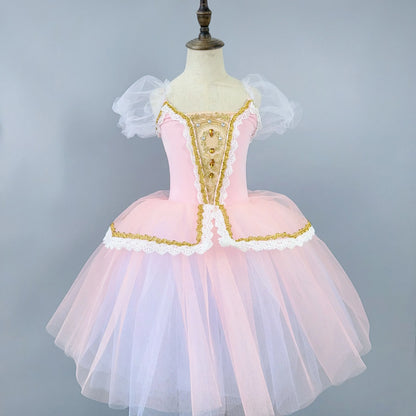 Ballet Performance Tutu Dress Girls Dance Wear Outfit Children Stage Clothing Fashion Ballet Dresses Princess Vestido Kids