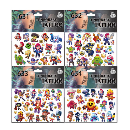 Kids Party Favors Decoration Balloons Gift Bag Brawl Stars Theme Happy Birthday Banner Tableware Paper Plates Napkins Tablecloth