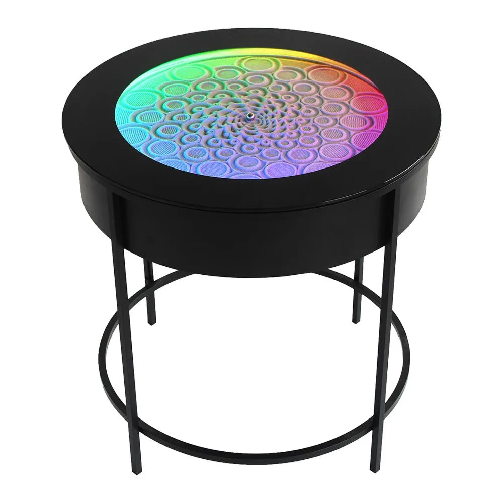 Automatic Sand Art Coffee Table, Magnetic Ball Quicksand Dynamic Art