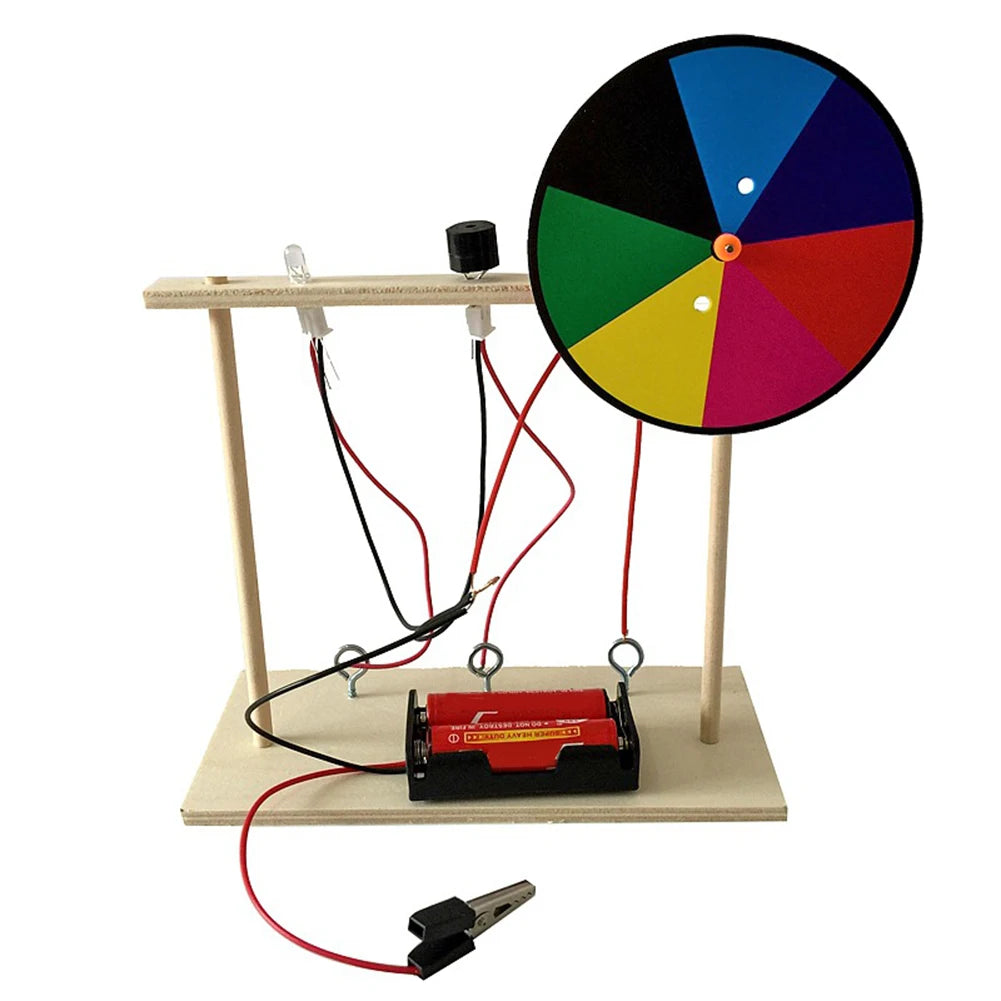 Stem Kits for Kids DIY Physical Scientific Experiments Circuit Kit ABS Electronic Components Children Educational Manual Toys