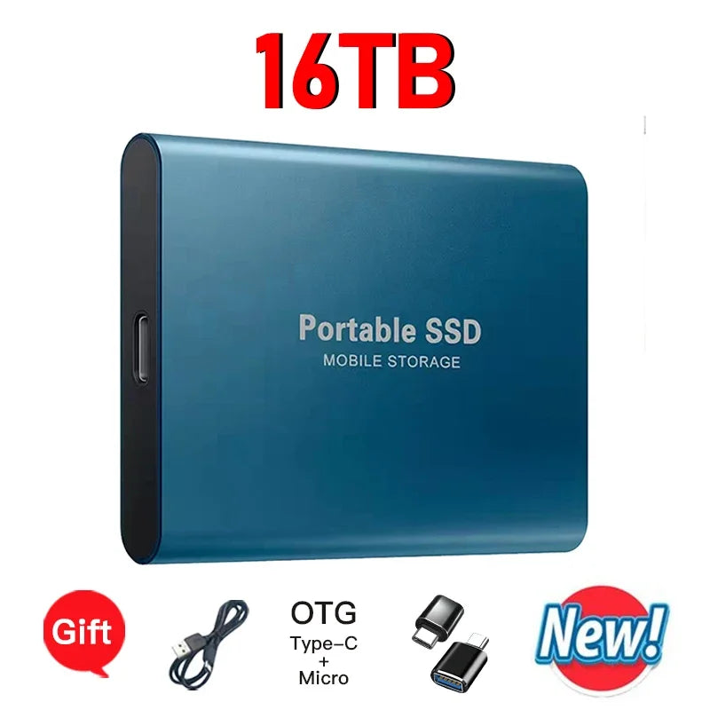 Reliable Brand 1TB External Hard Drive  Portable SSD  2TB 4TB  USB 3.1 High Speed Solid State Disk Data Storage