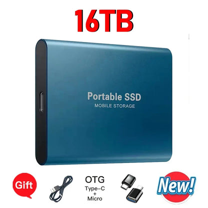 Reliable Brand 1TB External Hard Drive  Portable SSD  2TB 4TB  USB 3.1 High Speed Solid State Disk Data Storage
