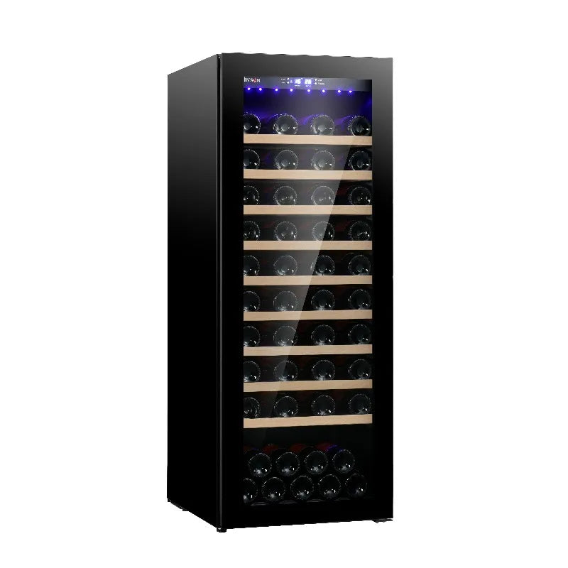 Airo ODM JG80A Luxury Wine Cooler Wooden Showcase Countertop Rack Glass Door Built-In Beverage Refrigerator