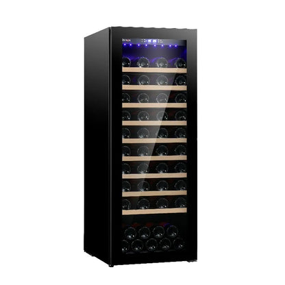 Airo ODM JG80A Luxury Wine Cooler Wooden Showcase Countertop Rack Glass Door Built-In Beverage Refrigerator