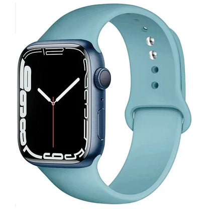 Silicone Band For Apple Watch straps 49mm 40mm 44 mm 45mm 46mm 42mm 41mm 38mm sports bracelet iWatch series 10 9 8 3 SE ultra 2