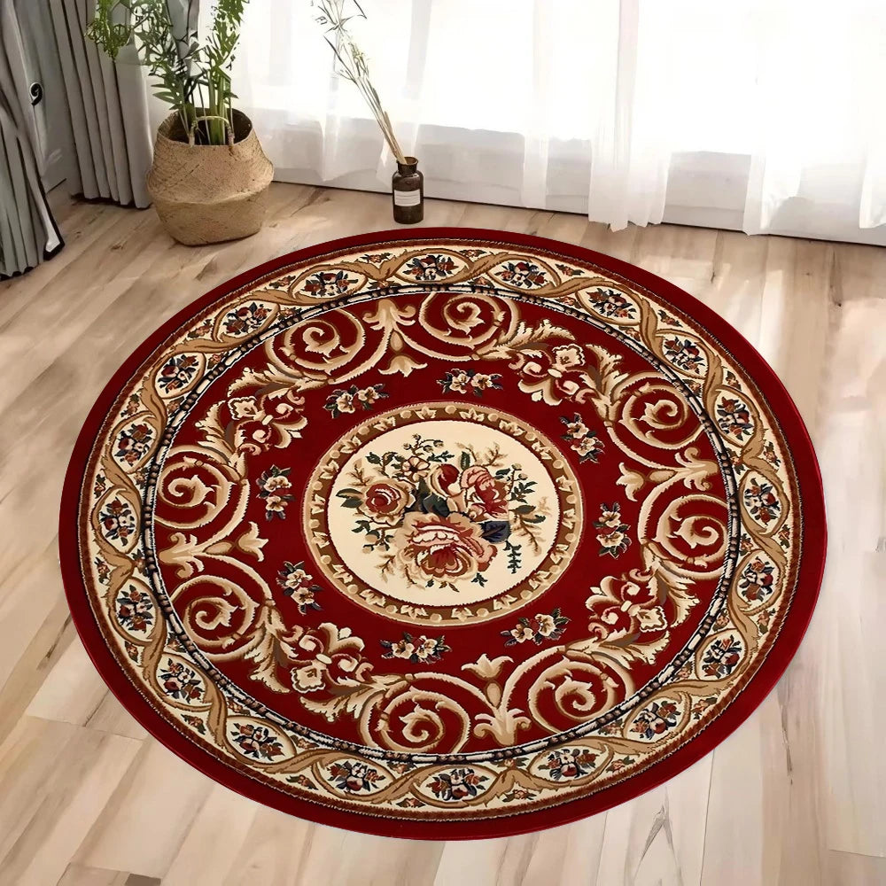 Round Persian Round Mat Round Carpet Bathroom Mat Home Decor Living Room Kitchen Rug Rugs for Bedroom Gift